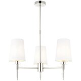  Endon 99455 - Luster na stalku 3xE14/6W/230V sjajni hrom/bela | Eponuda.com