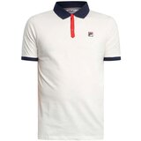 Fila Panatta 2 Polo Shirt Gardenia/ Navy/ Red Plava | shoptok.hr