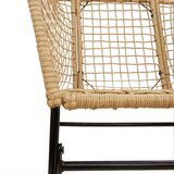  Vrtni blagovaonski set od 5 dijelova, smeđi, poliratan, staklo | shoptok.hr