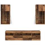 TV zidne jedinice s LED-om 5 pcs Staro drvo 40,5 x 30 x 90 cm | shoptok.hr