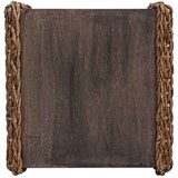  Bocni stol Prirodna 44.5 x 45 x 45 cm Čvrsto mahagonijsko drvo | shoptok.hr