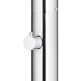 Vrtni tuš s sivim podstavkom 220 cm nerjaveče jeklo - - Siva - 23.07 - 110 x 62 x 5 cm - 2025-vidaXL-Uvoz_2 | Shoptok.si