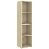 Maison Chic Stenska TV omarica - TV stojalo - Televizijska omarica sonoma hrast 37x37x142,5 cm iverna plošča, (21700972) Cene