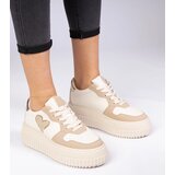 D/CEO marka niezdefiniowana Brown women's sneakers with glittery heart Laira | ePonuda.com