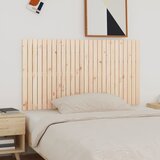 vidaXL Stensko posteljno vzglavje 166x3x90 cm trdna borovina Cene