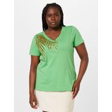 Only Carmakoma Majica 'KITA' zlato-rumena / limeta | Shoptok.si