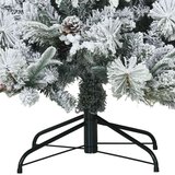 vidaXL Umetno Zložljivo Božično Drevo Zelena 210 cm PE in PVC | Shoptok.si
