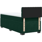 Box spring krevet s madracem tamnozeleni 100x200 cm baršunasti | shoptok.hr