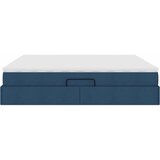  Krevet s madracem i skladištem Plava 200 x 200 cm Poliester | shoptok.hr