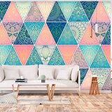  Samoljepljiva foto tapeta - Oriental Triangles 196x140 Cijene
