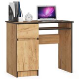 AKORD 90 cm Pixel levo računalni stol - hrast, (21702527) | Shoptok.si