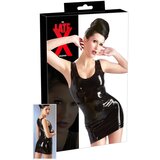 Latex - mini obleka brez rokavov (črna) | Shoptok.si