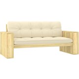 vidaXL Vrtna klupa s krem jastucima 179 cm od impregnirane borovine | shoptok.hr