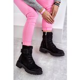 Boto Women's Lace-up Suede Flat Heel Boots Black Firmina | ePonuda.com