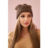  Cap with fleece Sylwia K244 mocca | shoptok.hr