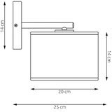  Zidna lampa ECO 1xE27/15W/230V bež/ratan | Eponuda.com