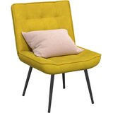  Stolica za opuštanje žuta 64x74x84 cm baršun | shoptok.hr