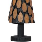 vidaXL Božično drevo z stojalom Rjava 60 cm Trdna tikovina | Shoptok.si