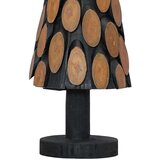 vidaXL Božićno drvce s stalakom Smeđa 60 cm Masivna tikovina | shoptok.hr