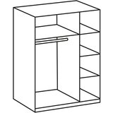 MID.YOU omara s klasičnimi vrati, barve hrasta | Shoptok.si