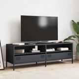 TV ormarić antracit 135 x 39 x 43,5 cm hladno valjani čelik | shoptok.hr