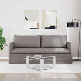 SOFA Sivo-smeđa 195 x 82 x 85 cm Metal | shoptok.hr