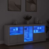 vidaXL Komoda s LED svjetlima bijela 162 x 37 x 67 cm | shoptok.hr