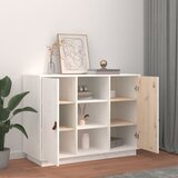  Komoda bijela 100 x 40 x 75 cm od masivne borovine | shoptok.hr