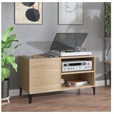  Omarica za gramofonske plošče hrast sonoma 84,5x38x48 cm les | Shoptok.si