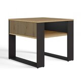 Shumee Moderna klubska mizica 2P MINI SLIM, ČRNI ARTISAN HRAST, (21560485) Cene