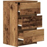  Noćni ormarić s 3 ladice staro drvo 39x35x65 cm | shoptok.hr