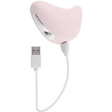 Playboy Palm - Vodoodporni klitorisni vibrator 2v1 z možnostjo polnjenja (roza) | Shoptok.si