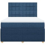 vidaXL Krevet s oprugama i madracem plavi 160x200 cm od tkanine | shoptok.hr