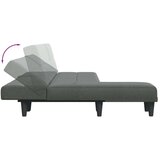  Kutna garnitura na razvlačenje tamnosiva 255x140x70 cm tkanina | shoptok.hr