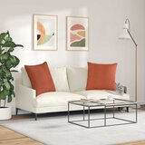 Jastučići za sofu 2 pcs Crvena narančasta 80 x 80 cm | shoptok.hr