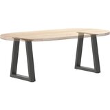  Noge za klub stolić V-oblika 2 kom antracit 38 x (42-43,3) cm čelik | shoptok.hr