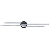 Eglo Roncade 1 zidna/plafonjera/4, led, 40w, d-1160, alu/crno bela | Eponuda.com