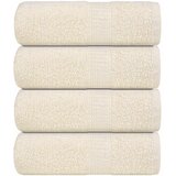 vidaXL Brisače 4 kos krem 30x50 cm 360 gsm 100% bombaž | Shoptok.si