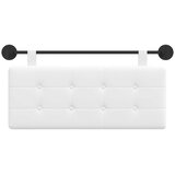  Držeće uzglavlje Zidne tkanina - Bijeli 100 cm bez LED | shoptok.hr