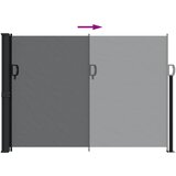 Bočna tenda na uvlačenje crna 140 x 300 cm | Eponuda.ba