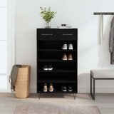Ormarić za cipele crni 60 x 35 x 105 cm od konstruiranog drva | Eponuda.ba