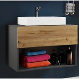 MID.YOU Kombiniran Umivalnik Lendas, Siva, Hrast | Shoptok.si