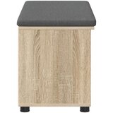  Klupa za hodnik s jastukom Sonoma hrast 80 x 38 x 46 cm | shoptok.hr