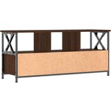 TV omarica rjavi hrast 102x33x45 cm inženirski les in železo, (20734591) | Shoptok.si