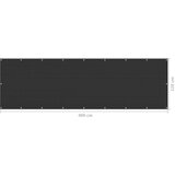 vidaXL balkonski zastor antracit 120 x 400 cm HDPE | shoptok.hr