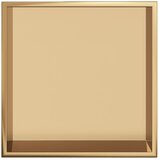  Niša za tuš boje poliranog zlata 32x32x9 cm nehrđajući čelik | Eponuda.com