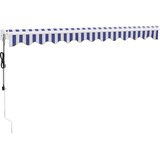  Automatska tenda na uvlačenje plavo-bijela 3 x 2,5 m | shoptok.hr