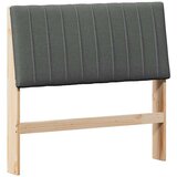  Tapecirani uzglavlje Tamno siva 100 cm Čvrsto borovo drvo | shoptok.hr