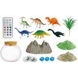 Lean Toys Ustvarjalni komplet za terarij z dinozavri z LED lučko in daljinskim upravljalnikom | Shoptok.si