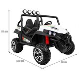  Dječje električno terensko vozilo Grand 4x4 LIFT &amp;ndash; bijelo Slike